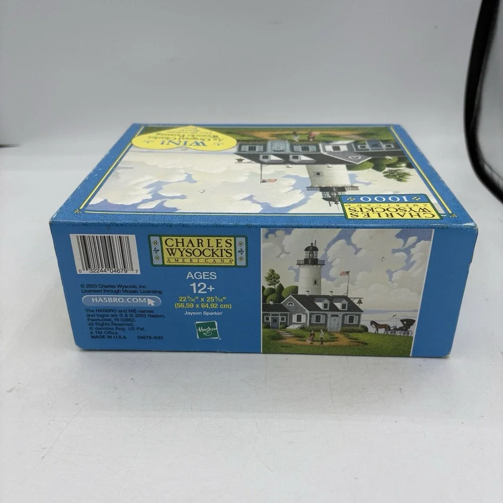 Milton Bradley 1000 Piece Puzzle Charles Wysocki Americana Jayson Sparkin Sealed